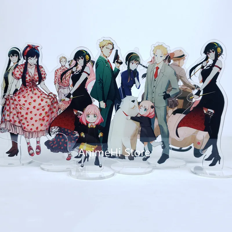 

Anime Spy x Family Figure Doll Loid Anya Yor Bond Forger Yuri Briar Fiona Frost Acrylic Figura Stand Model Cosplay Toy Gift