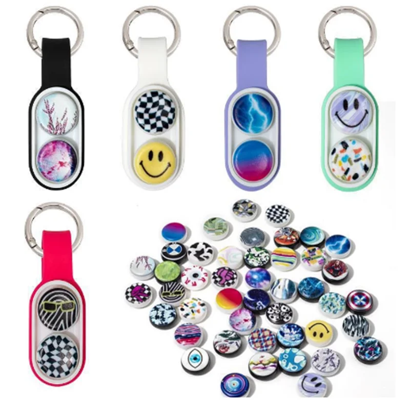 

Новинка PopPuck ручной роторный эластичный магнит игрушки Красочная игрушка для снятия стресса PopPuck игрушки для взрослых и детей