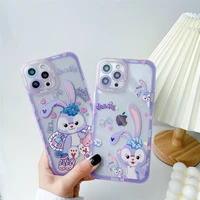 disney cute cartoon rabbit phone cases for iphone 13 12 11 pro max xr xs max x 78plus 2022 fashion girls silicone soft shell