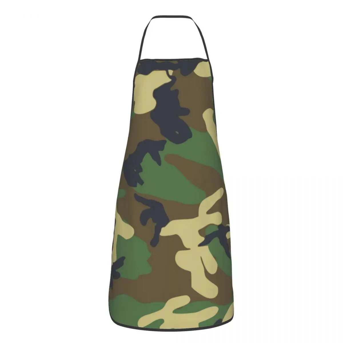 

Зеленый и коричневый фартук с камуфляжным принтом военный армейский Камуфляжный унисекс фартук для шеф-повара для взрослых кухонный фартук для готовки выпечки