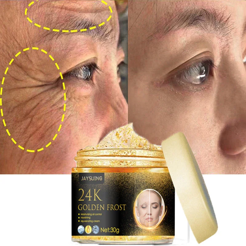 

24K Gold Wrinkles Removal Face Cream Lifting Firming Peptide Anti-aging Fade Fine Lines Moisturizing Whitening Nourish Skin Care