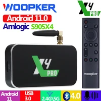 woopker ugoos x4 plus set top box 4k media player 4gb 32gb x4 pro 64gb x4 cube amlogics905x4 smart tv box android 11