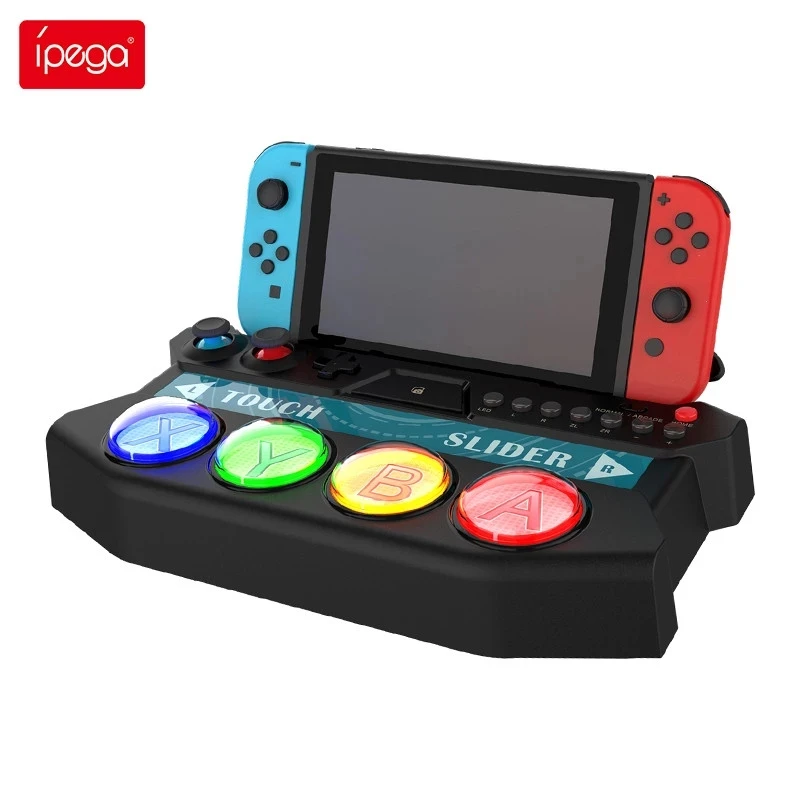 

Игровой контроллер Ipega PG-SW056 для Nintendo Switch / Lite с сенсорной панелью, светодиодный светильник для игры Hatsune Miku Project DIVA MEGA