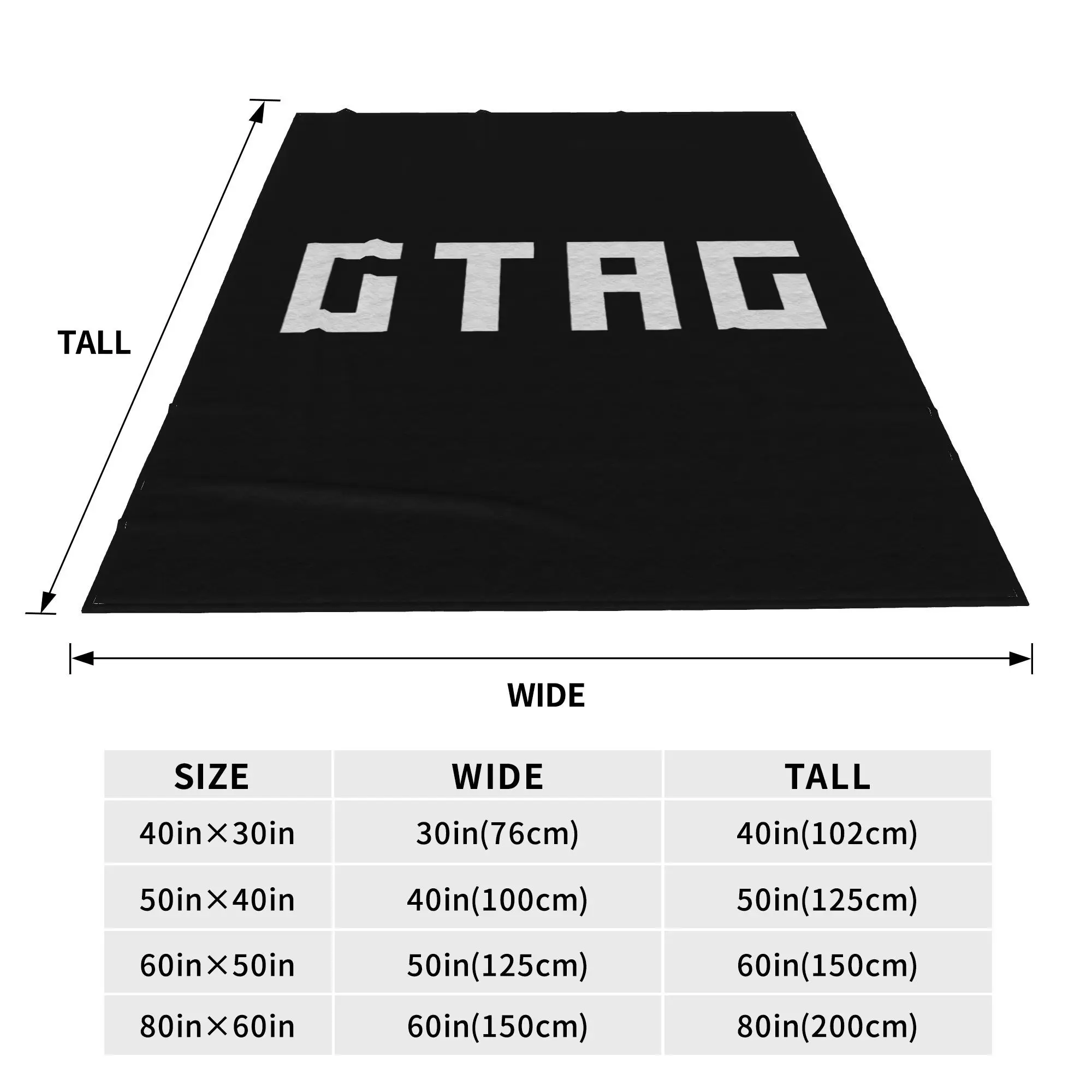 Фото Неофициальное одеяло с логотипом Gorilla Tag «GTAG», мягкое теплое фланелевое одеяло, постельное белье для кровати, гостиной, пикника, путешествия, дома №2
