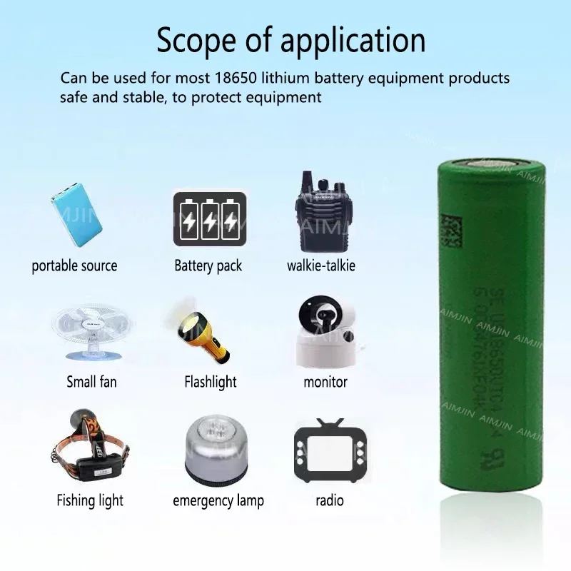 2 шт. 2024 Новый литий-ионный аккумулятор 18650 3 7 В US18650-VTC4 2000 мАч 20 А подходит для