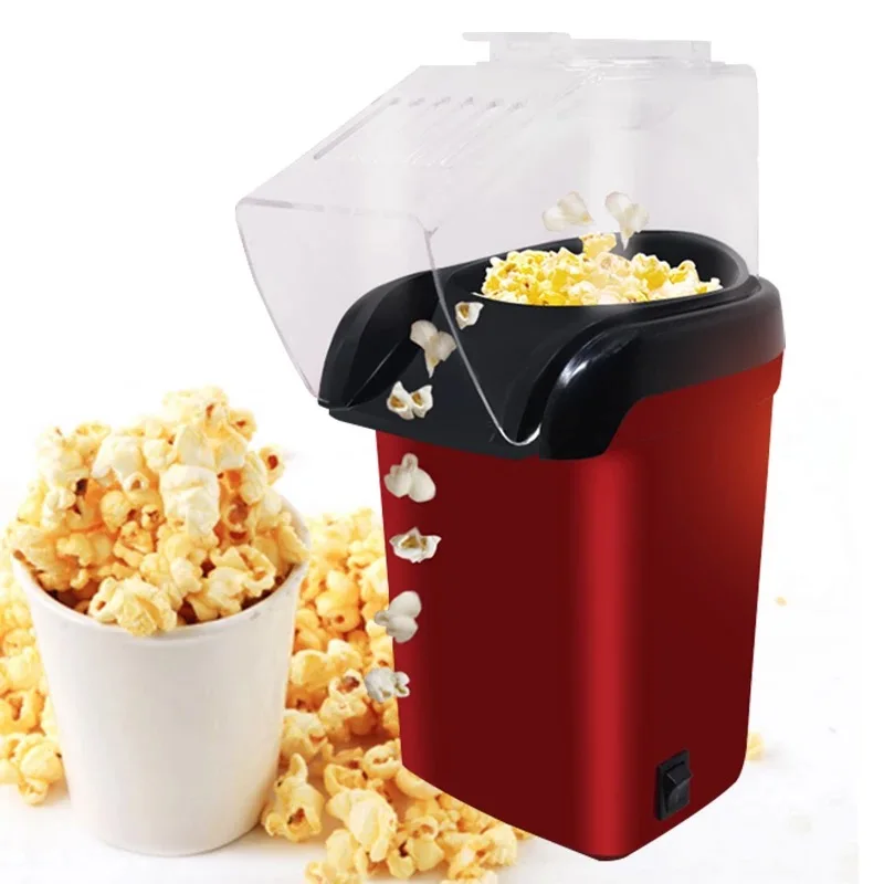 

Household Electric Popcorn Machine Domestic Automatic Mini Hot Air Corn Popcorn Popper Maker DIY Children's Popcorn Movie Snack