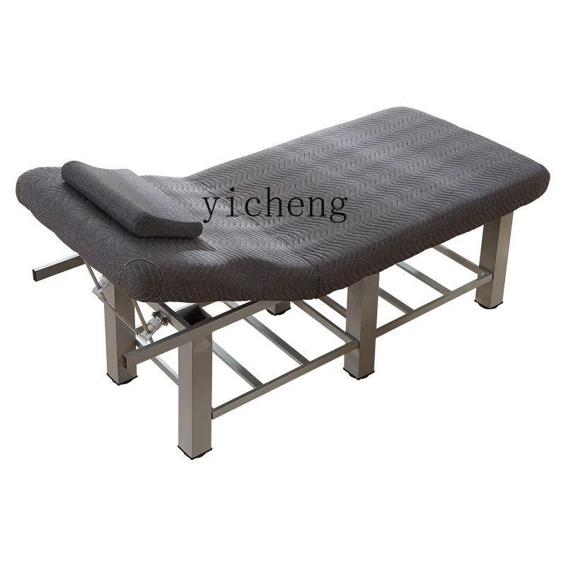 

Массажная кровать XL для традиционной китайской медицины, кровать для физиотерапии, с тату-вышивкой, для очистки тела и ушей с отверстием