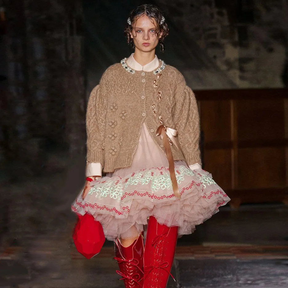 

Светильник-розовое Тюлевое платье мини-платье юбка с высокой талией Женская одежда Пышное Тюлевое бальное платье пушистая Женская юбка кор...