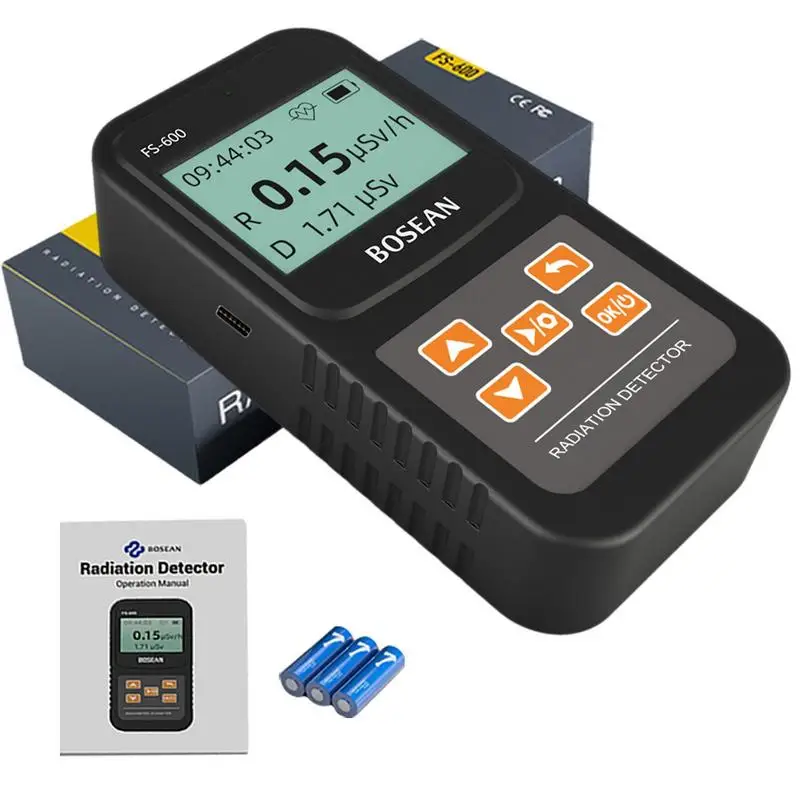 

Nuclear Radiation Detector Professional Radiation Detector For Nuclear Fallout Digital Large Screen Portable Radiation Dosimeter