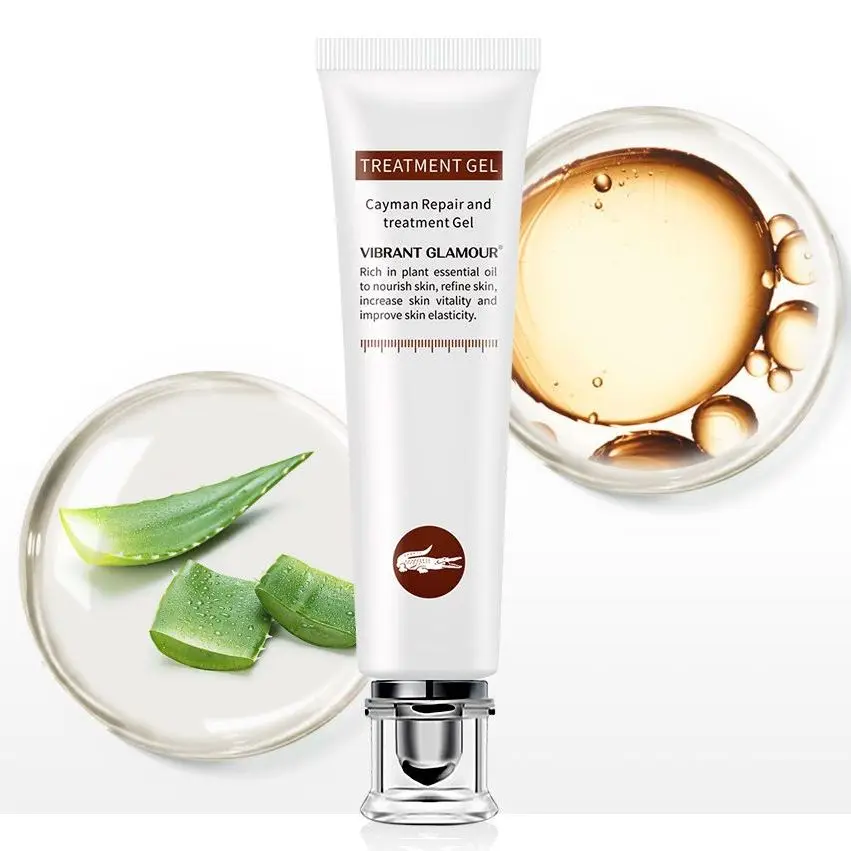 

Crocodile Gel Repair Scars And Acne Marks Brighten Control Oil Moisturize Hydrating Soothe Soften Improve Skin Tone