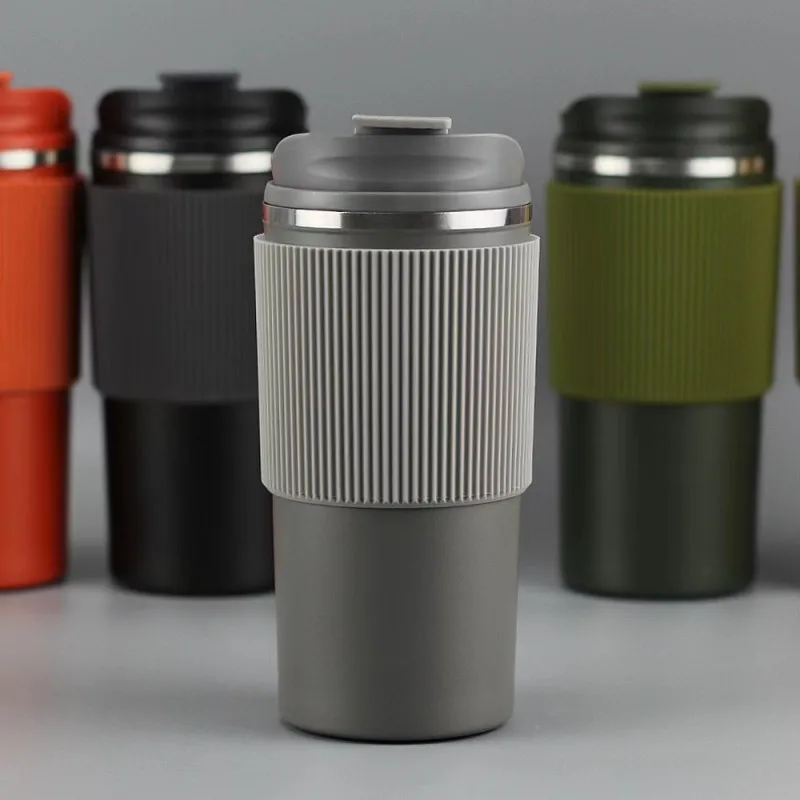 

Hot New High-grade Stainless Steel Coffee Cup Car Outgoing Sports Office Thermos Cup Cold 304 Vacuum Car Water Cup Coffee Cup