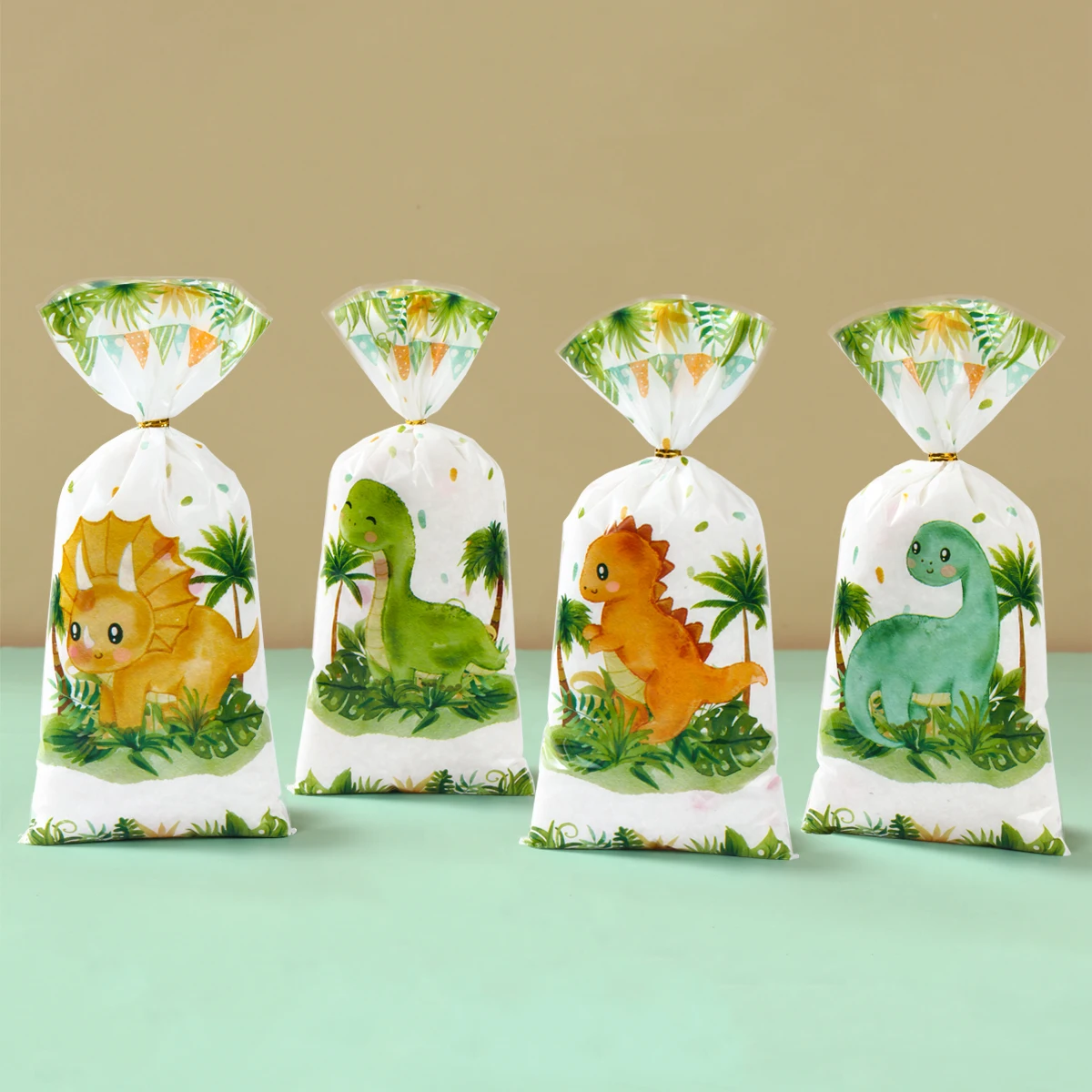 Конфеты на день рождения с динозавром упаковки из 100 шт. Ror Safari животные джунглей