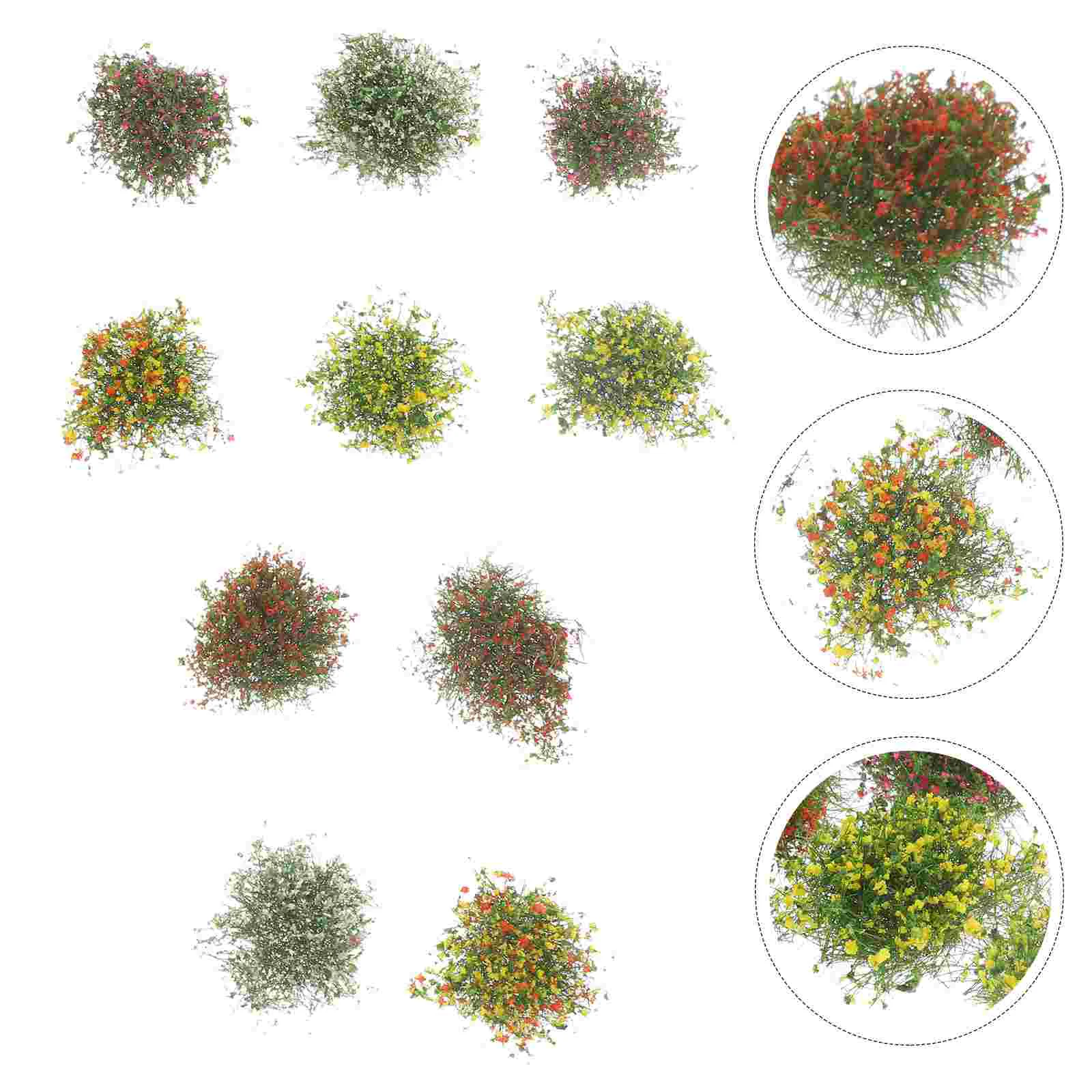 

Simulated Flower Cluster Decor Sand Table Artificial DIY Miniature Fake Flowers