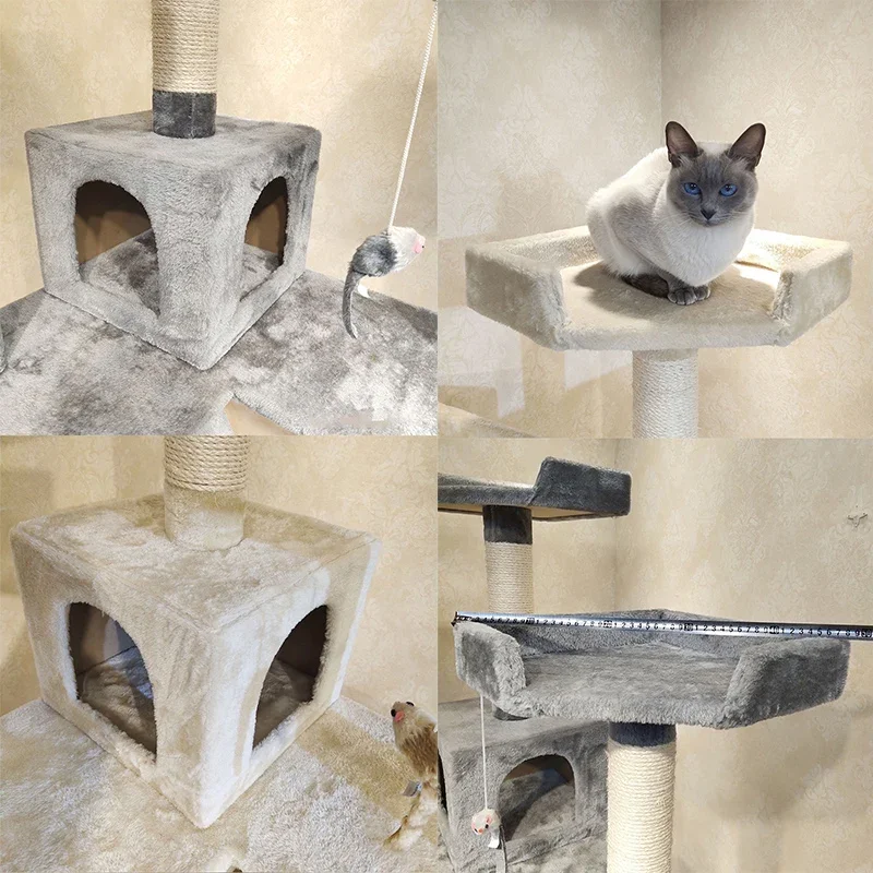 Царапина башня для восхождения из сизаля кондоминирование игра когтеточка