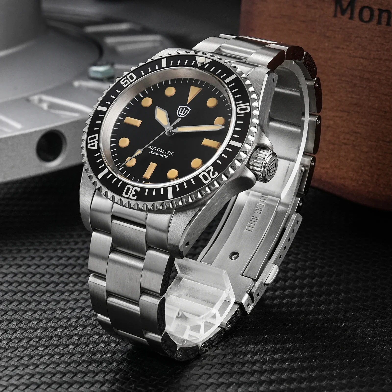 Watchdives WD5513 38 мм часы для дайвинга NH35 автоматический механизм 20 бар водостойкие