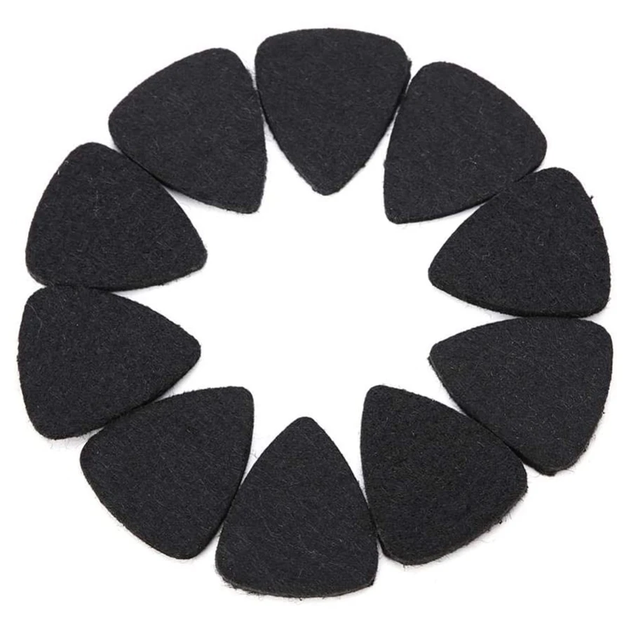 10 шт. медиаторы из шерстяного фетра для укулеле 3 мм тонкие электроакустической