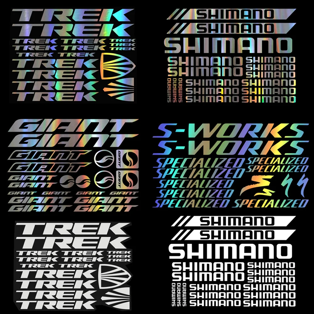 

Fashion Bicycle Stickers Compatible For Shimano Vinyl Decal Stickers Sheet Bike Frames Cycle MTB Cycling Road Bike Stickers