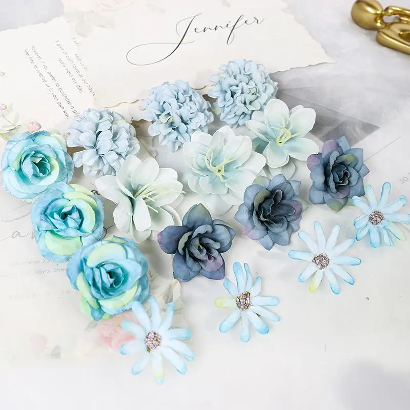 

Искусственные цветы шелковые 16 шт