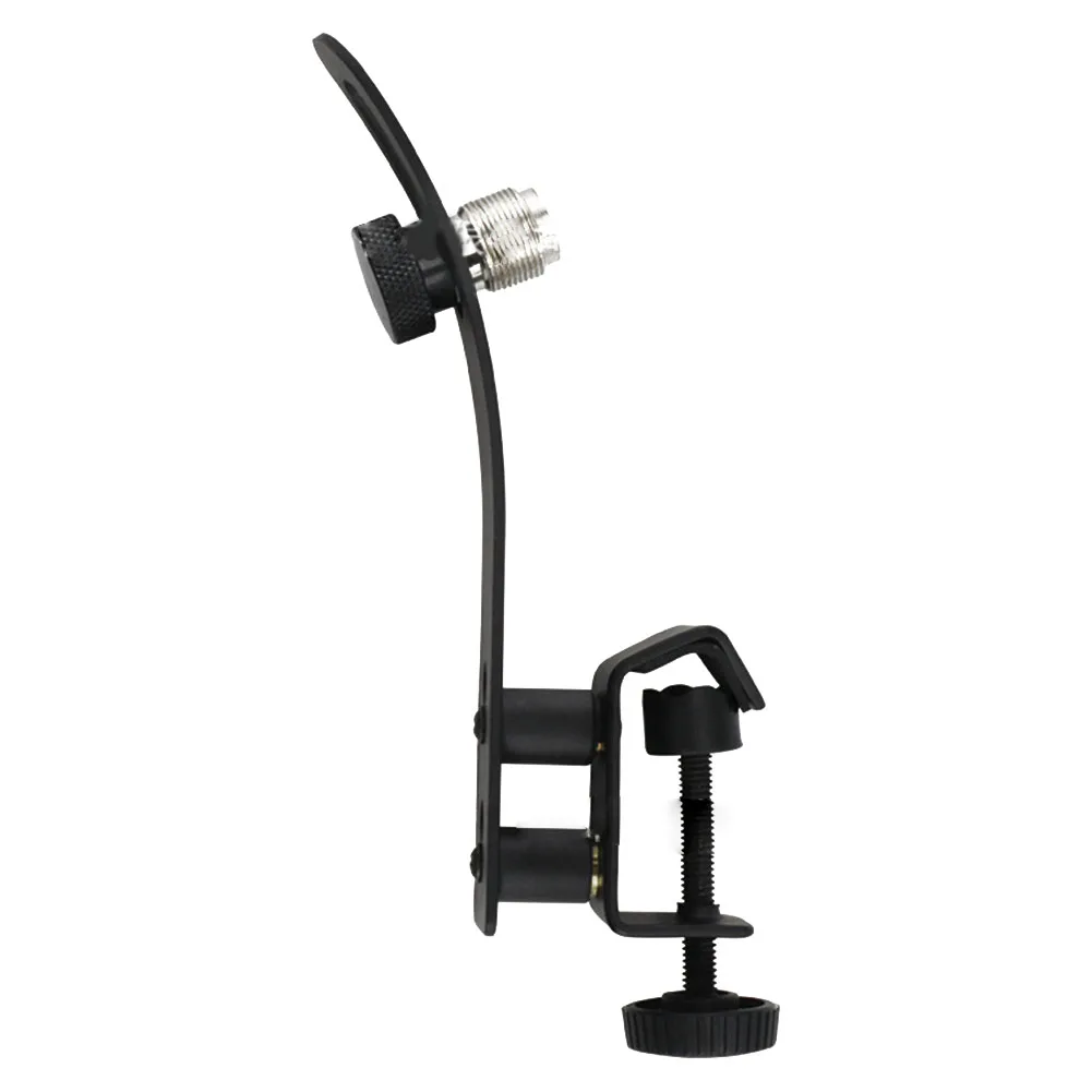 

1x Adjustable Clip On Drum Rim Shockproof Mount Microphone Mic Clamp Stand Holder Metal For Jazz Drum Adjusted Accessories