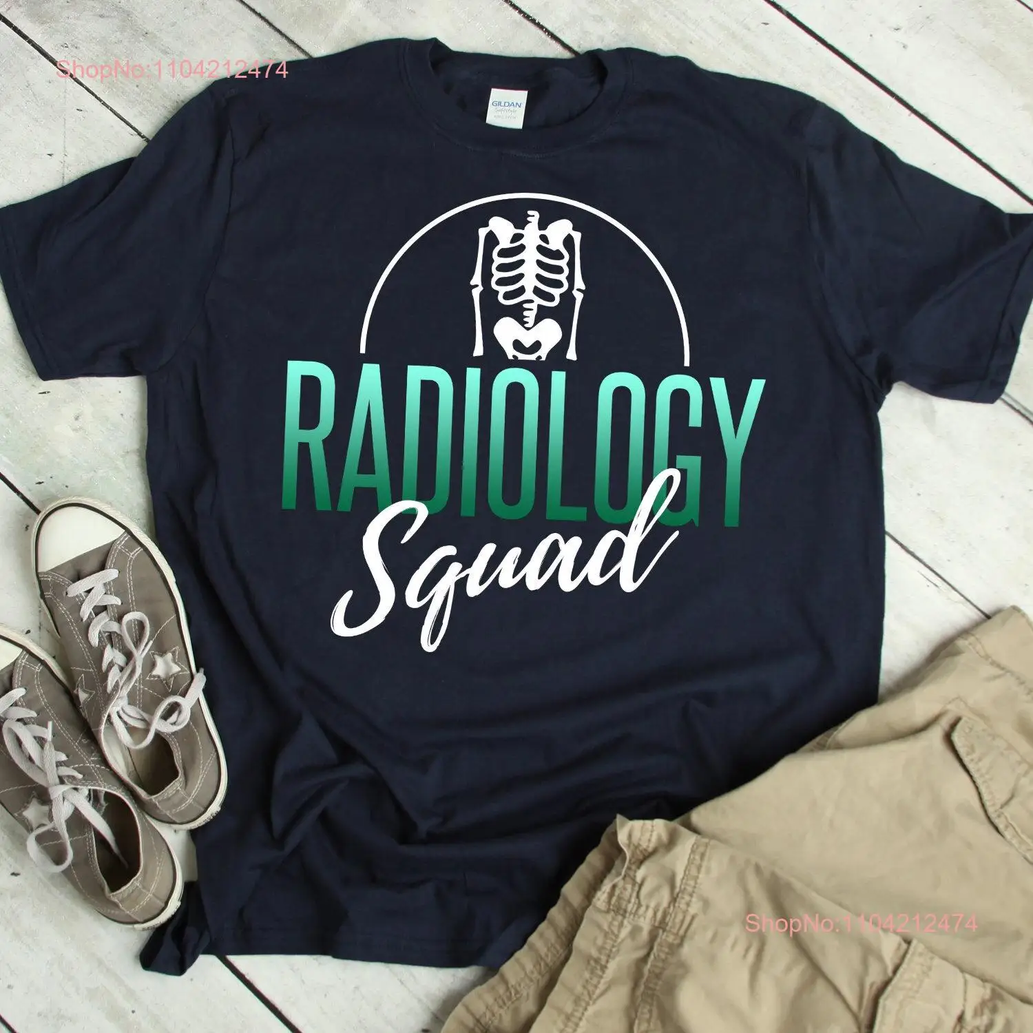 Футболка Rad Tech Radiology Squad Technician Staff Radiologist Radiographer X Ray Technologist с длинными или короткими