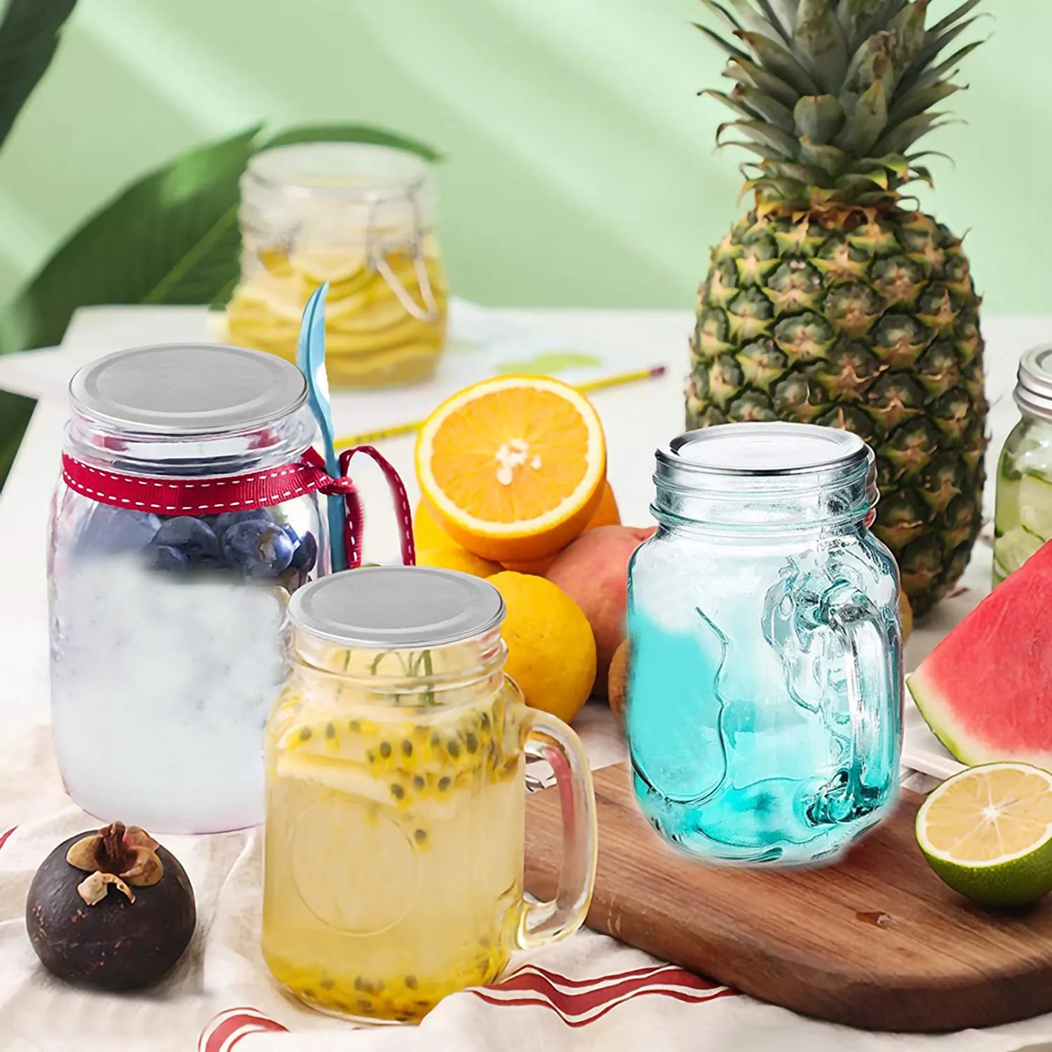 Крышки для консервных банок с широким горлом 86 мм многоразовые герметичные