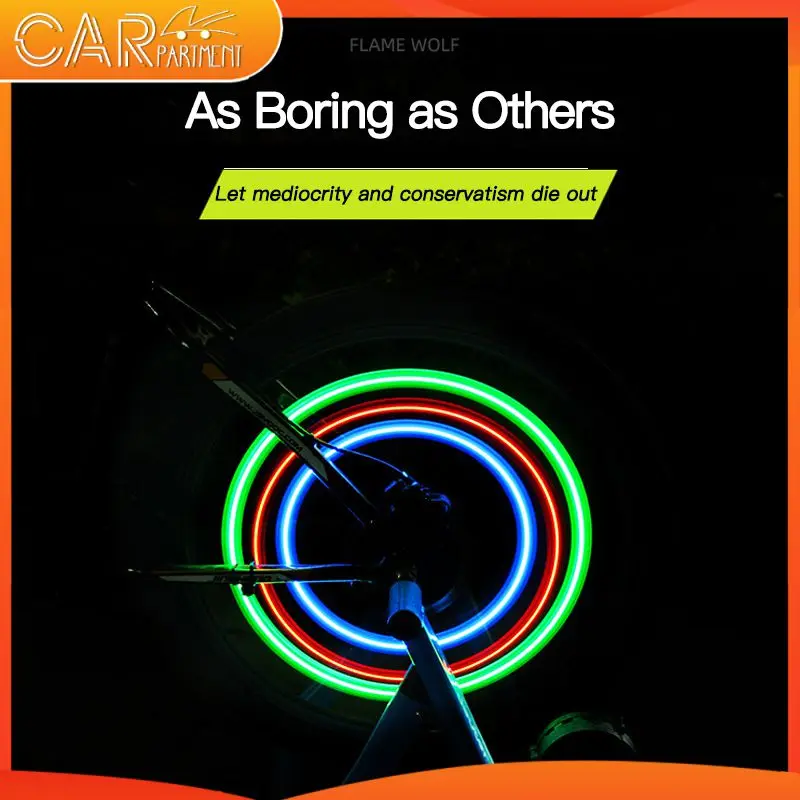 

Bicycle Spoke Light Mountain Bike Steel Wire Lamp Led Hot Wheels Sliding Lights Decorative Lights Car Lights Car Accessories