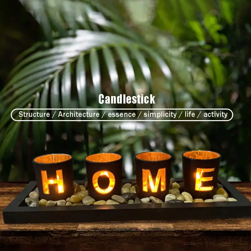 

Hollow Candles Cup Candlesticks Exquisite Candle Holder Table Ornaments Home Accessories Ornaments Table Candle Stand Creative