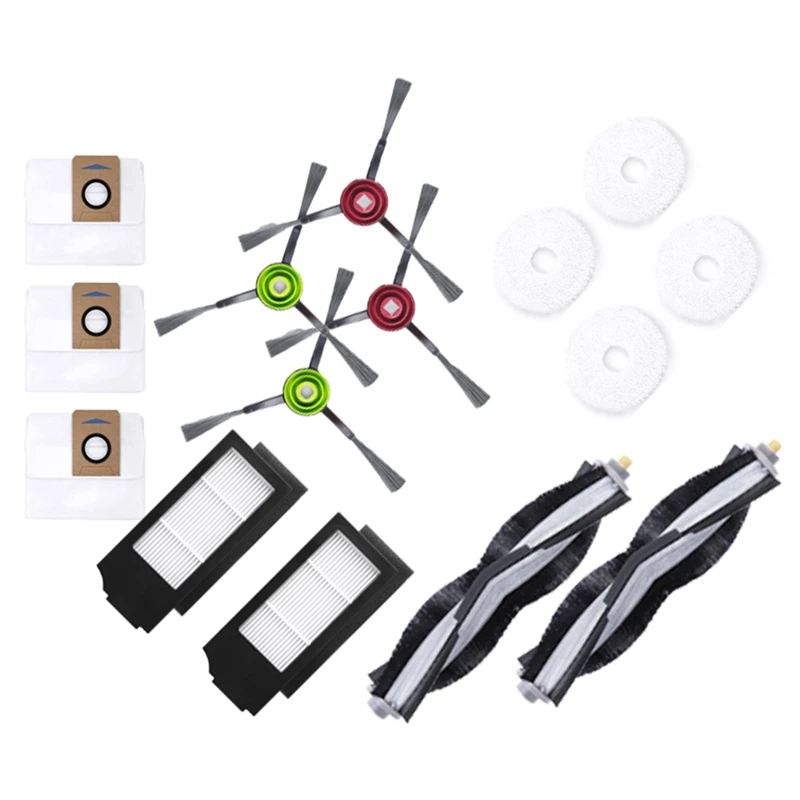 

For Ecovacs Deebot X1 OMNI Robot Vacuum Cleaner Parts Main/Side Brush Mop Pad Dust Bag Deebot X1 TURBO Accessories
