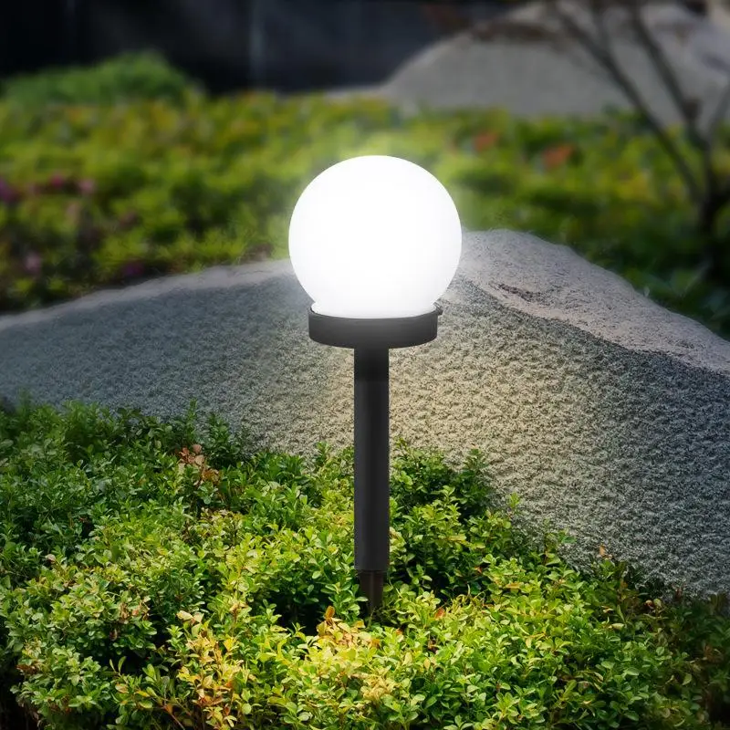 

3pcs Solar Lawn Lights 33cm Outdoor Waterproof Solar Powered Bulb Garden Yard Street Ball Light Landscape Decor Lamp Accessory