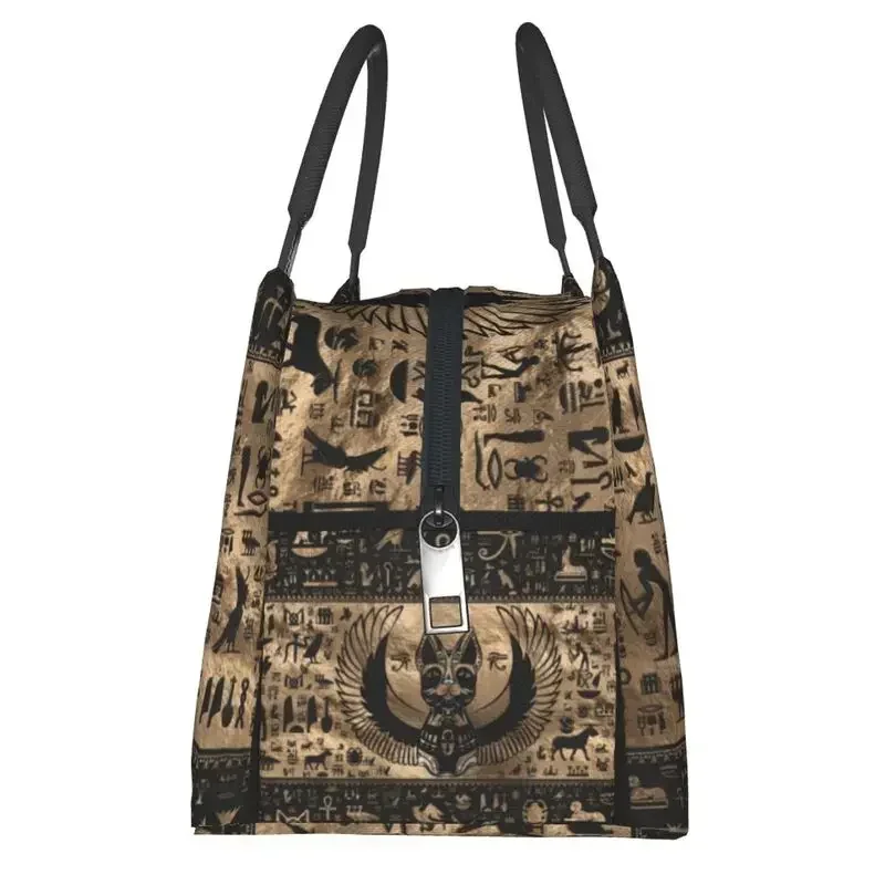 Египетский кот Богиня Бастет Изолированные пакеты для обеда пикника на открытом