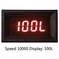 1pc 2 in 1 led tachometer gauge digital rpm voltmeter for auto motor rotating speed