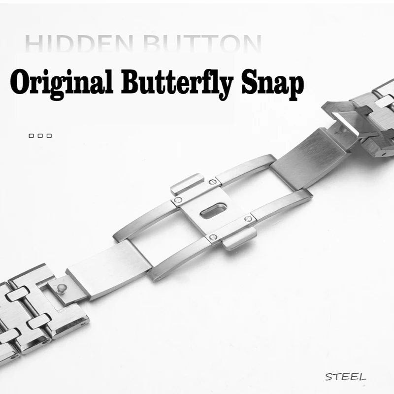 For Casioak Mod Kit Set Steel 316L Stainless Watch Case for Casio GA2100 for G Shock GA2110 Watch Straps Metal Watch Modified