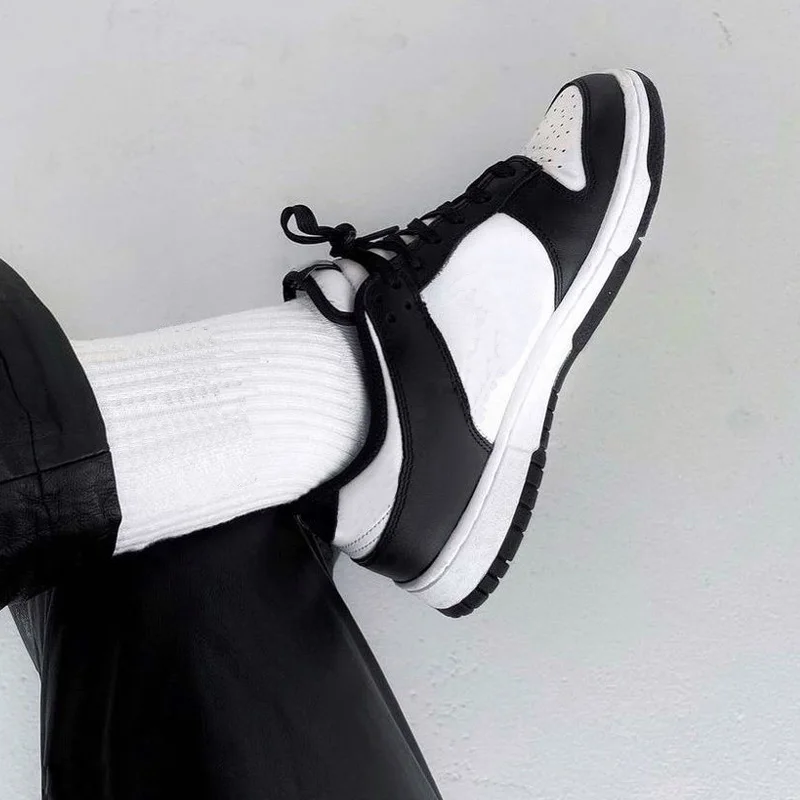 

Беговые кроссовки с футляром, белые, черные, Серые кроссовки с рисунком панды, беговые кроссовки, обувь для тренировок, 2024