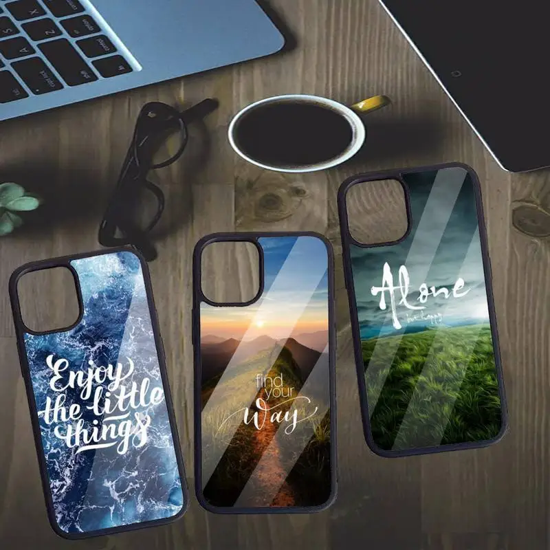 

Travel Mountain Beach Sea Phone Case PC for iPhone 11 12 13 pro XS MAX 8 7 6 6S Plus X XR Luxury shell funda