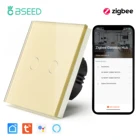 Настенный умный светильник ключатель BSEED Zigbee, 123 клавиши, 1 канал, переключатель света, с управлением через приложение, без нейтрального провода