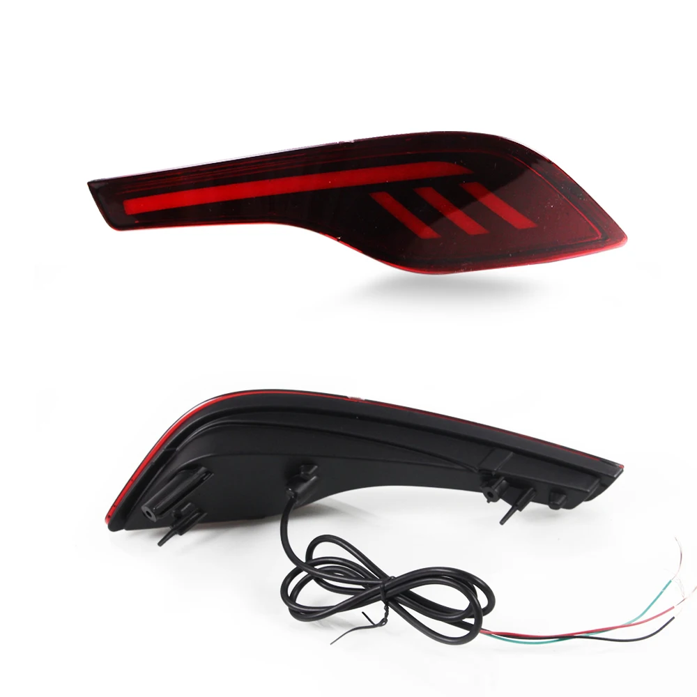1 пара светодиодный светодиодные фонари для заднего бампера Honda CRV CR-V 2017 2018 2019 -