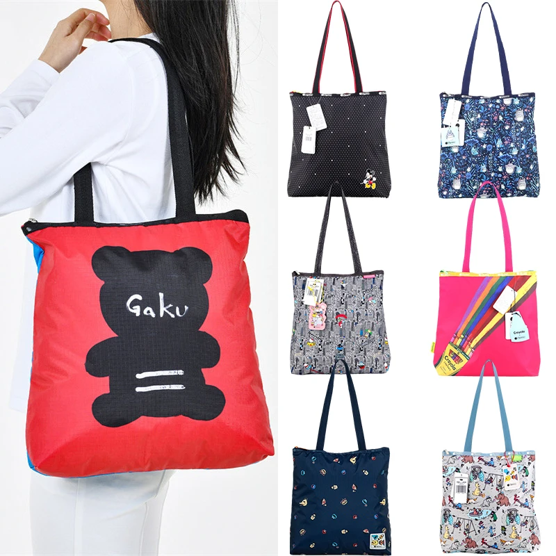 

Cartoon Bear Girl Bag Doraemon Totoro Dumbo Marie Cat Lotso Mickey Mouse Leopard Print French Fashion Crossbody Bag