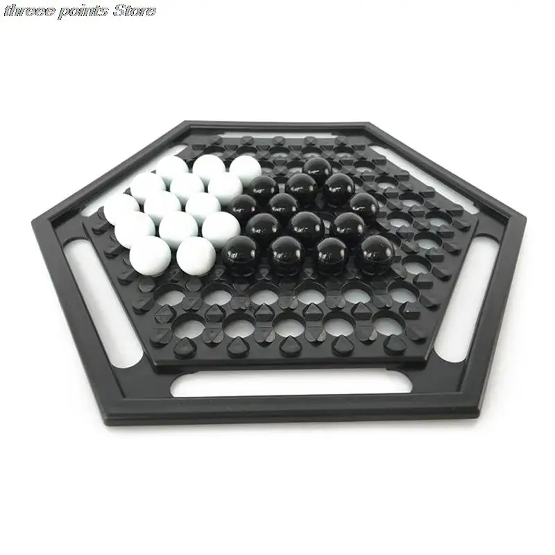 

Abalone Table Games Portable Chess Set Family Board Game For Children Kids