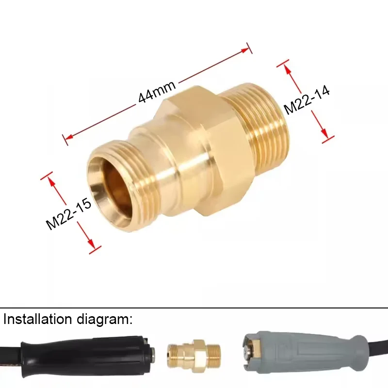 

Водяной Пистолет Высокого Давления Karcher Easy Lock С Быстроразъемным Шлангом И Адаптером Для Распылителя Медная Насадка Для...