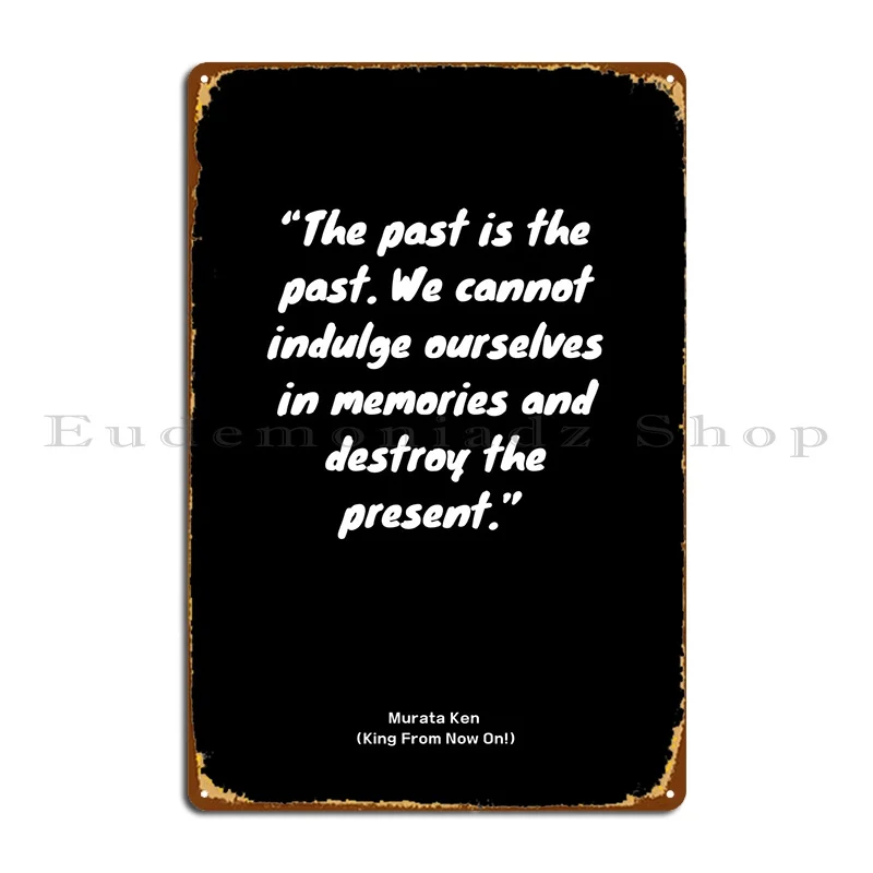 

Anime Quotes Motivation 1 Metal Plaque Design Pub Printing Bar Cave Club Tin Sign Poster