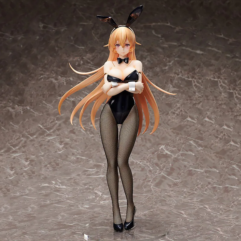 

two size 25cm or 46cm Bunny Sexy Girl Nakiri Erina Anime Food Wars Shokugeki no Soma PVC Action Figure Model Toys Figurine