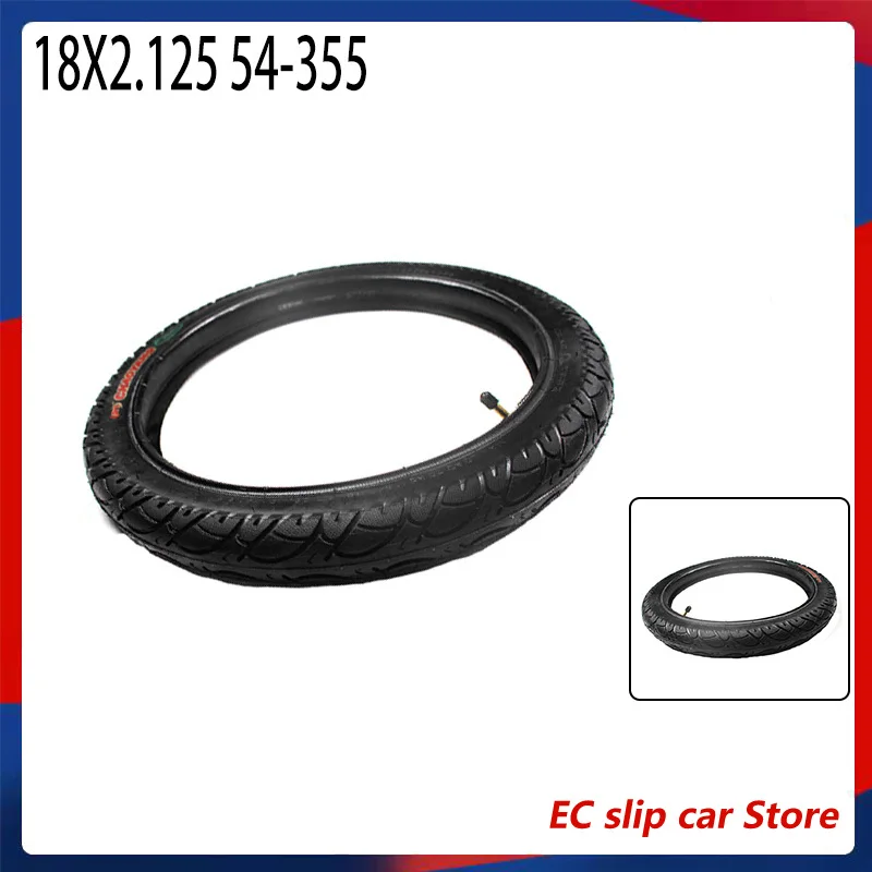 

18X2.125 54-355 Pneumatic Inner Tube 18 Inch Camera with Vavle Outer Tire for Many Gas Electric Scooters and E-Bike