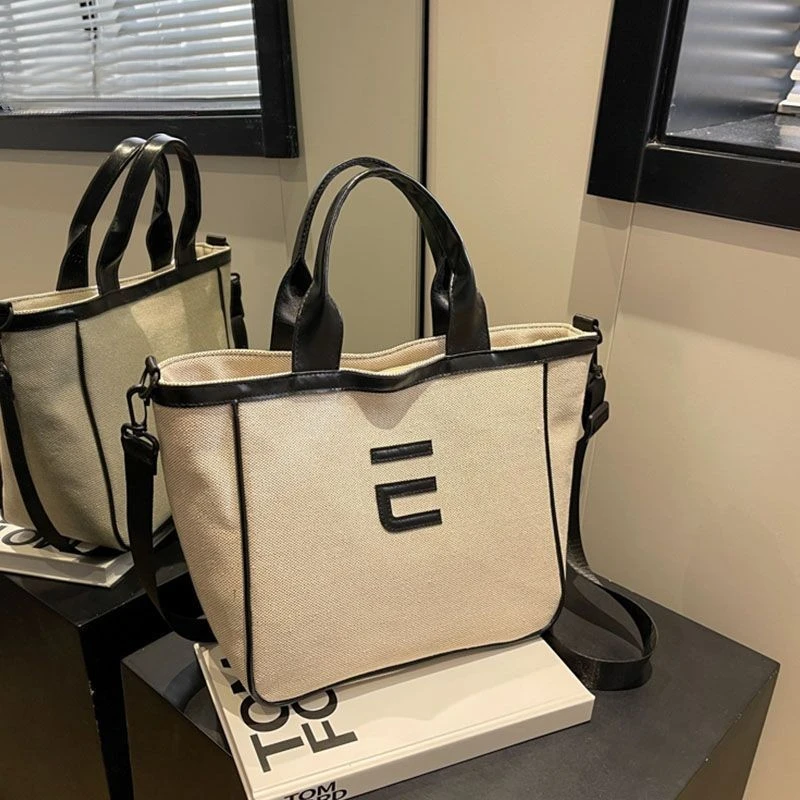 

Популярная дизайнерская сумка для особых интересов, женская новая Универсальная Холщовая Сумка в западном стиле, сумка-мессенджер, Портативная Сумка-тоут