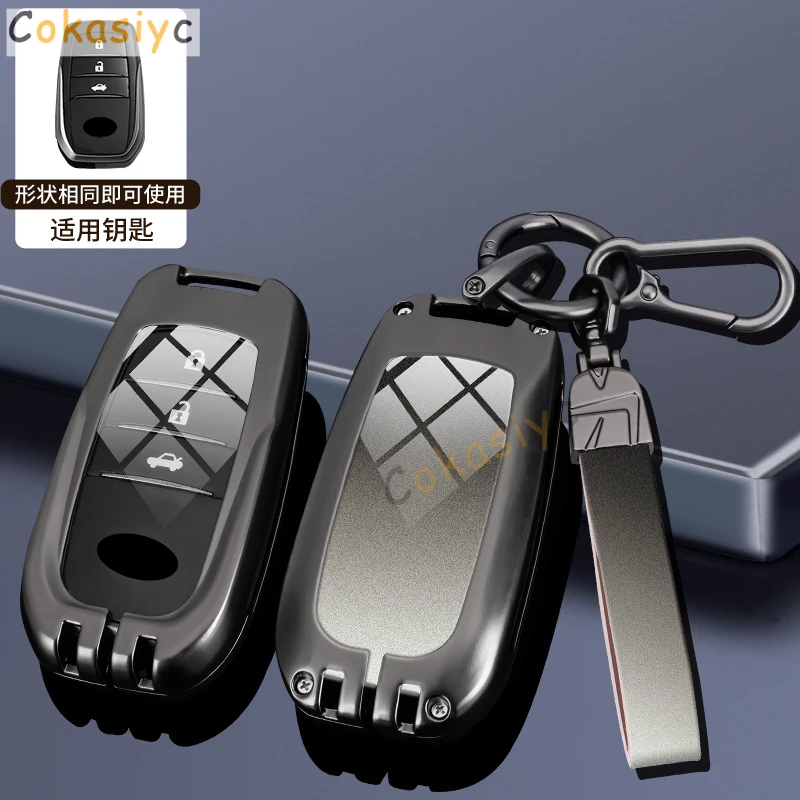 Чехол из цинкового сплава для Toyota Land Cruiser 200 Prado Crown TLK Yaris Hilux Rav4 Fortuner Camry 55 50 чехол