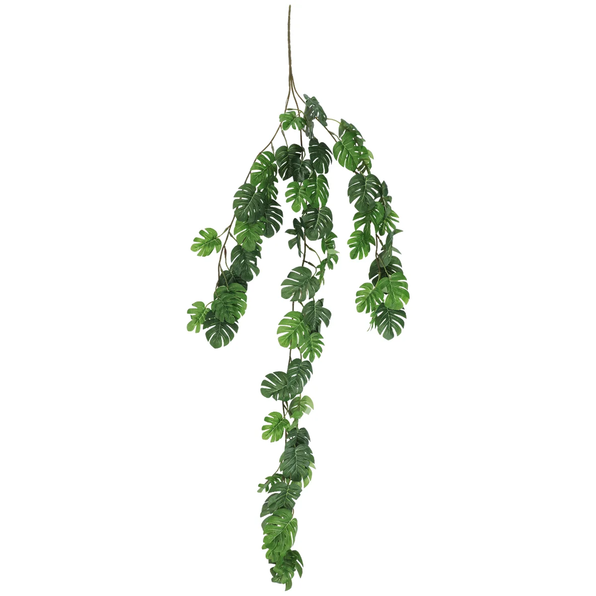 

Small Monstera Leaves Artificial Vine Garland Plants Decor Hanging Foliage Leaf