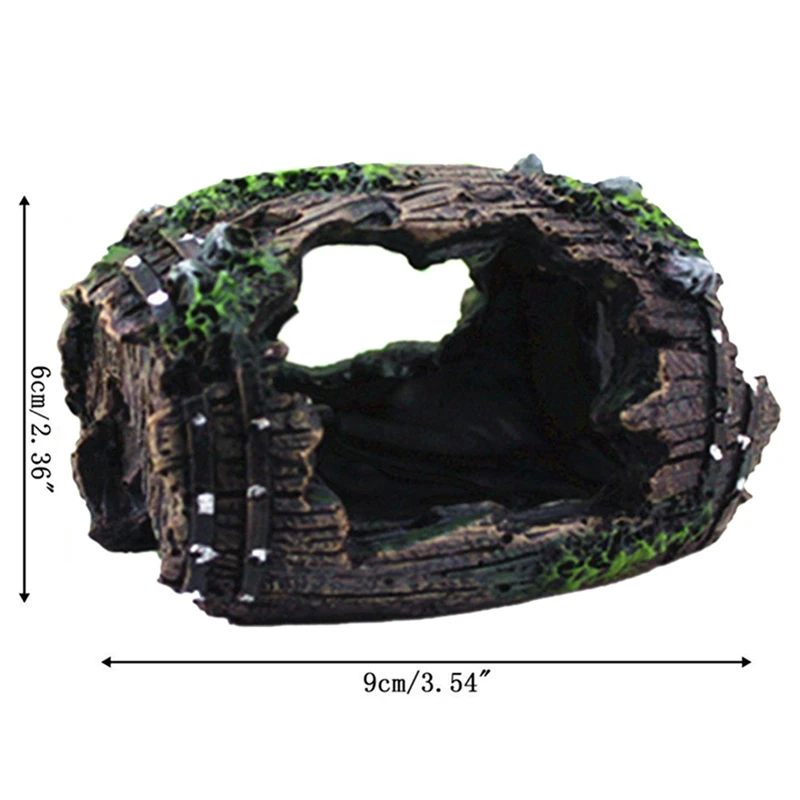 Фотофон для аквариума искусственная пещера украшения из смолы простой в