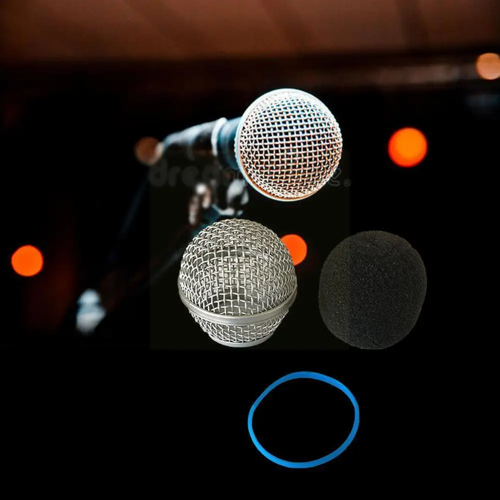 

Microphone Accessories Mesh Head Microphone Grilles Grille And Beta 87A Beta Ball Shure 57A Mesh Fits Head Replacement P2G9