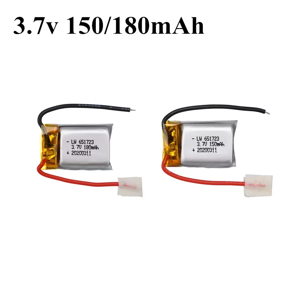 

3.7V 150mAh 180mAh Lipo Battery for Syma S105 S107 S107G S108 Skytech M3 m3 S977 Helicopter Spare Parts 3.7v 651723 Battery