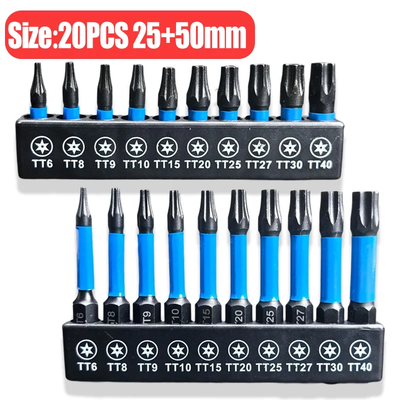 

Набор ударных сверл Torx S2 20/10 шт.