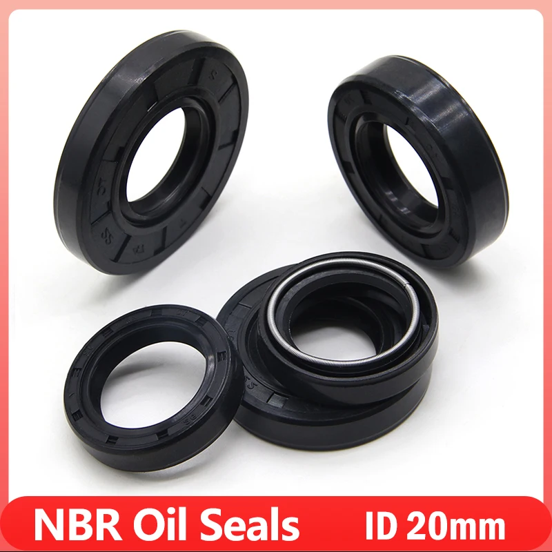 2/5 шт. масляные уплотнения NBR ID 20 мм TC-20*27/28/30/32/34/35/37/38/40/42/45/47/50*5/6/7/8/10/12 прокладка из